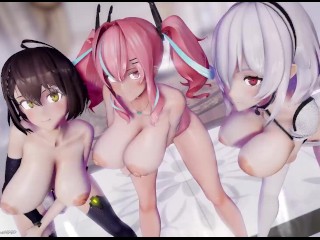 Múa Xin Lỗi Đáng Yêu – Sirius, Bremerton, Baltimore | Azur Lane MMD